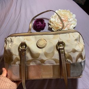 NWT Coach Soho Signature Multi Color Satchel